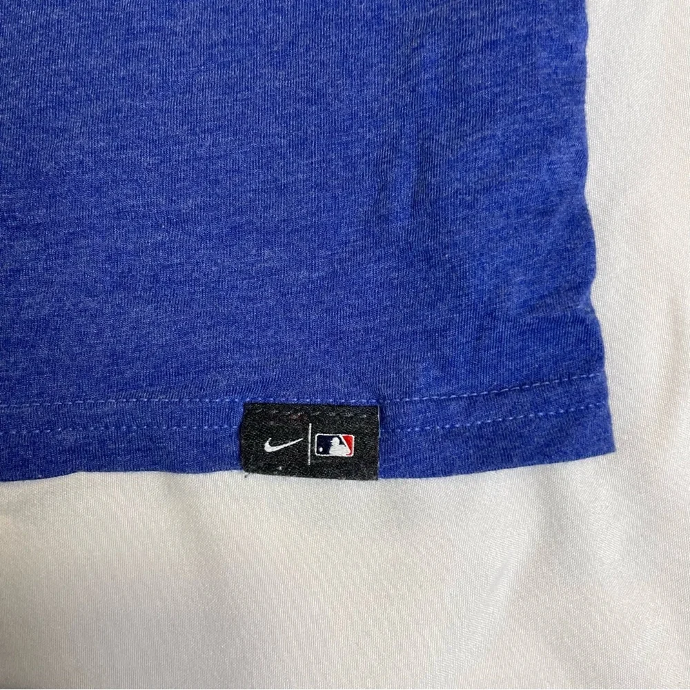 Nike Texas Rangers Youth Large 14/16 Baseball Tee Blue MLB Game Day - Picture 6 of 8